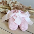 Light Pink Boots with Bow
