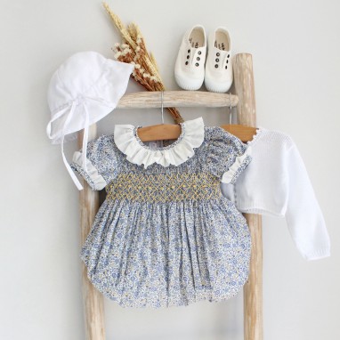 Hand smocked romper