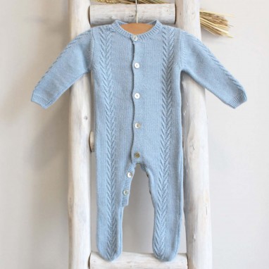 Wool and cashmere Knitted overalls 