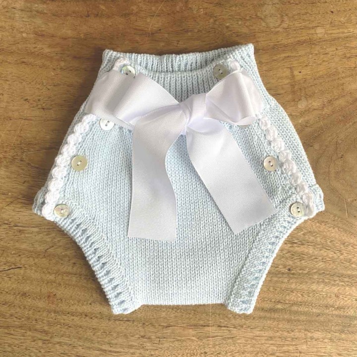 Knitted Bloomers with bow