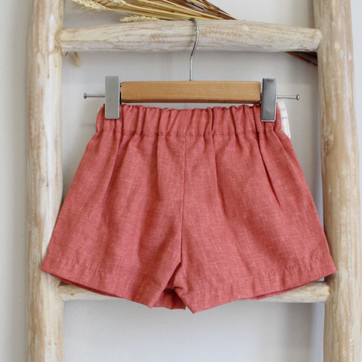 Brick Linen shorts