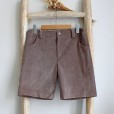 Corduroy taupe shorts