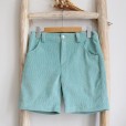 Green Corduroy shorts