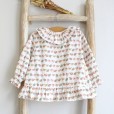 Frilly Tunic with Birds 