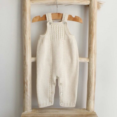 Sand Knitted Overalls 