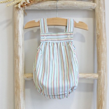 Romper with Stripes