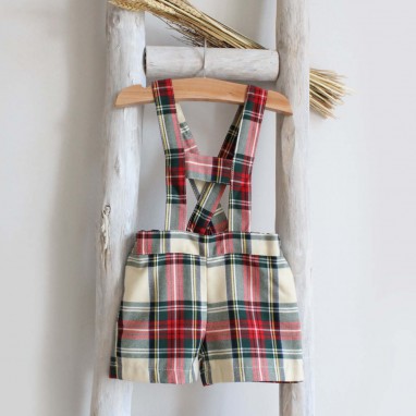 Plaid Shorts with straps