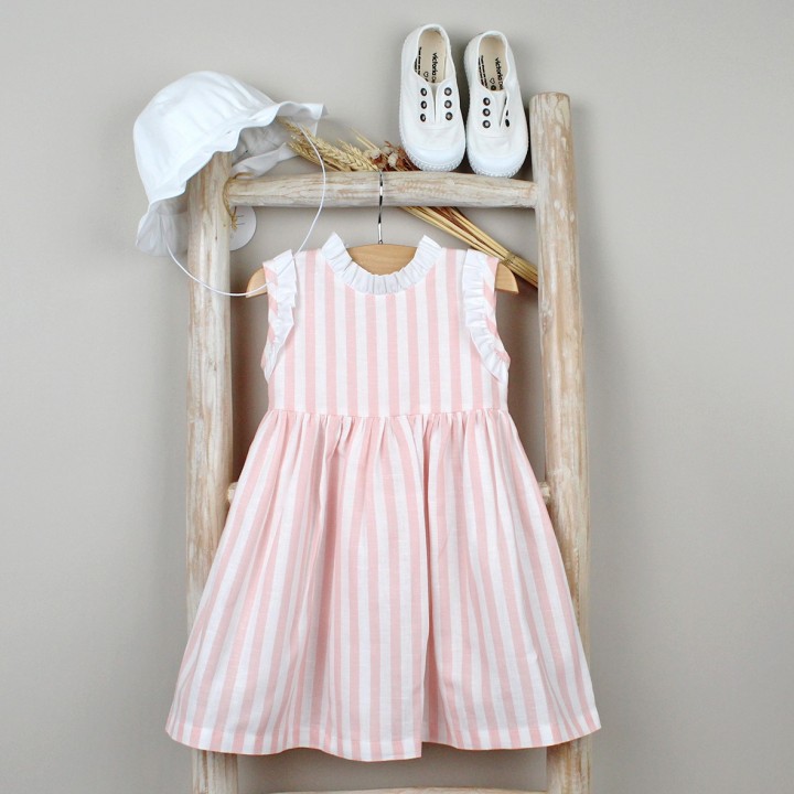 Striped dress with Bow