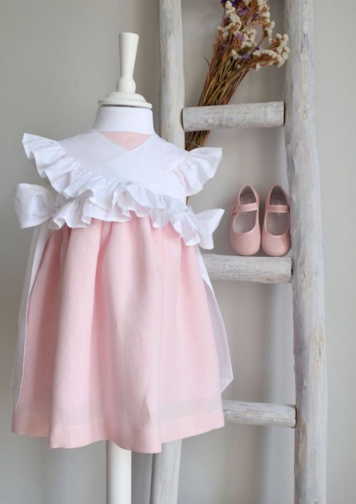 Dress with Ruffles and Bows