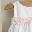 Hand Embroidered Newborn Overalls