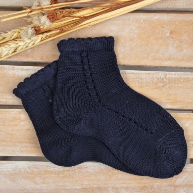 Black Openwork socks 