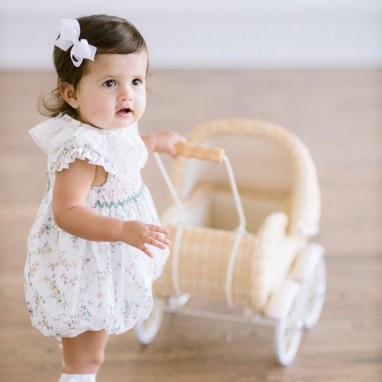 Hand smocked romper