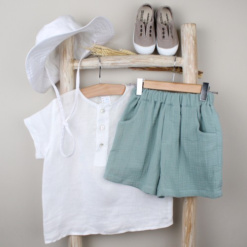 Linen Tunic and Shorts