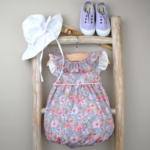 Liberty Romper with Collar