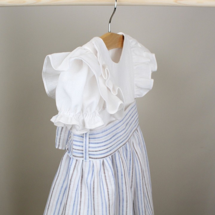 Mix Linen Dress 