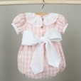 Vichy Romper with Bow