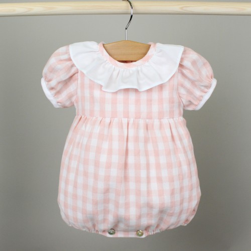 Vichy Romper with Bow