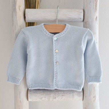 Light Blue Knitted Cardigan 