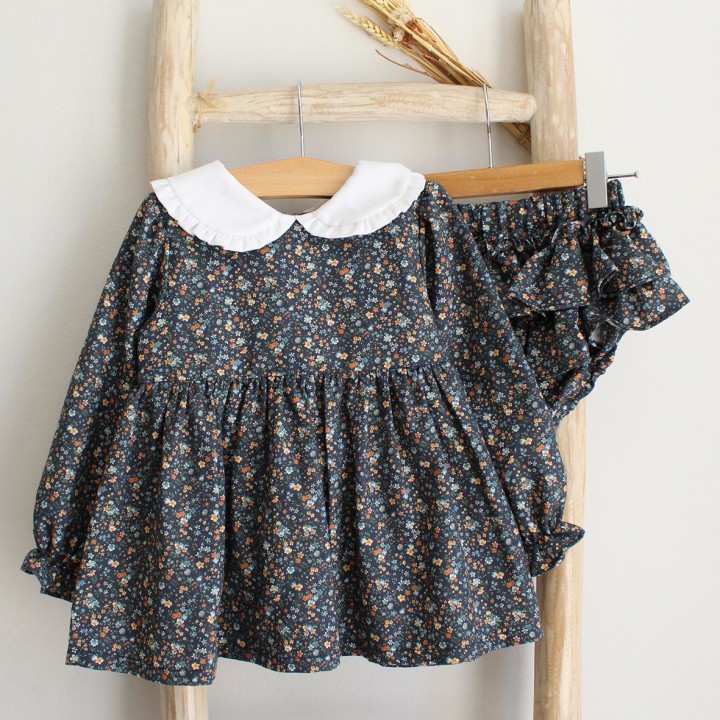 Short Dress with Bloomers and Bow