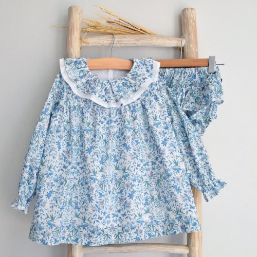 Liberty Floral Short Dress with Bloomers