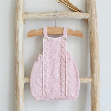 Pink Romper with twists