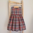 Plaid Dress with Bow