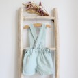 Linen shorts with straps