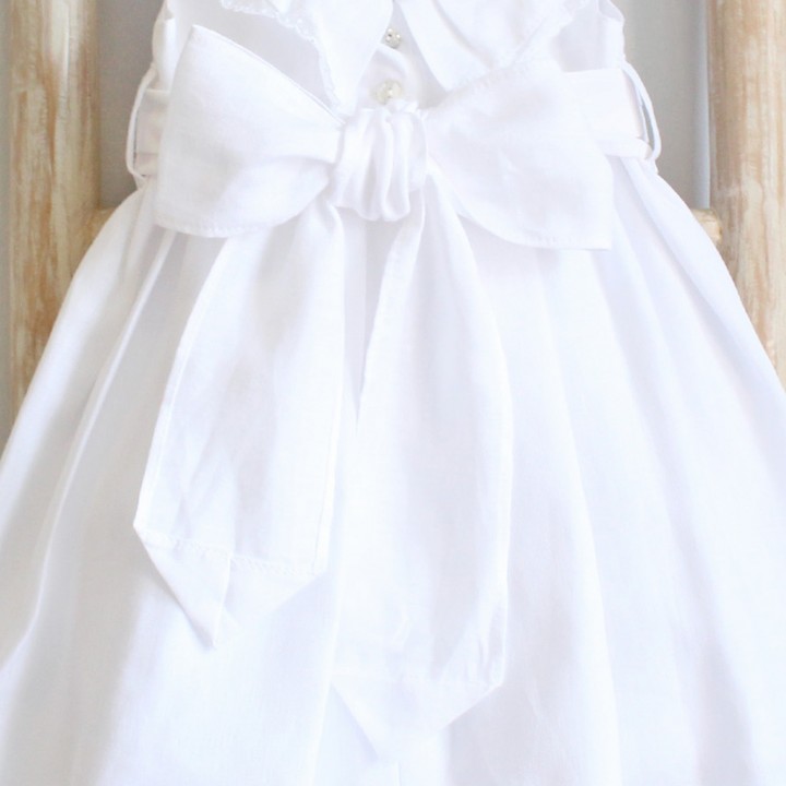White linen dress Sash
