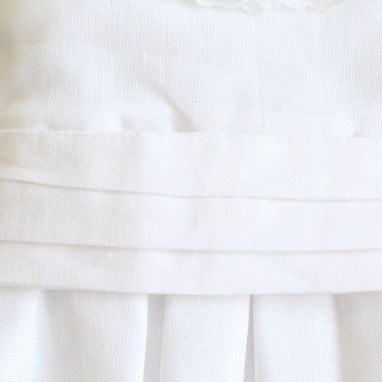 Faixa Linho Branco para Vestido