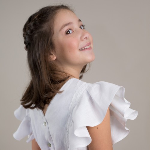 First Communion Dress with Lace details