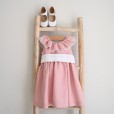 Dusky pink Linen dress