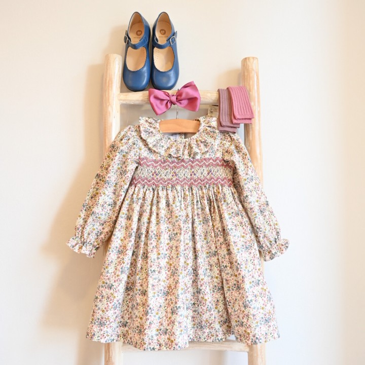 Hand Smocked and embroidered Dress