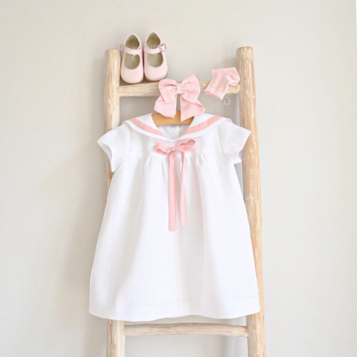 Pink and White Sailor