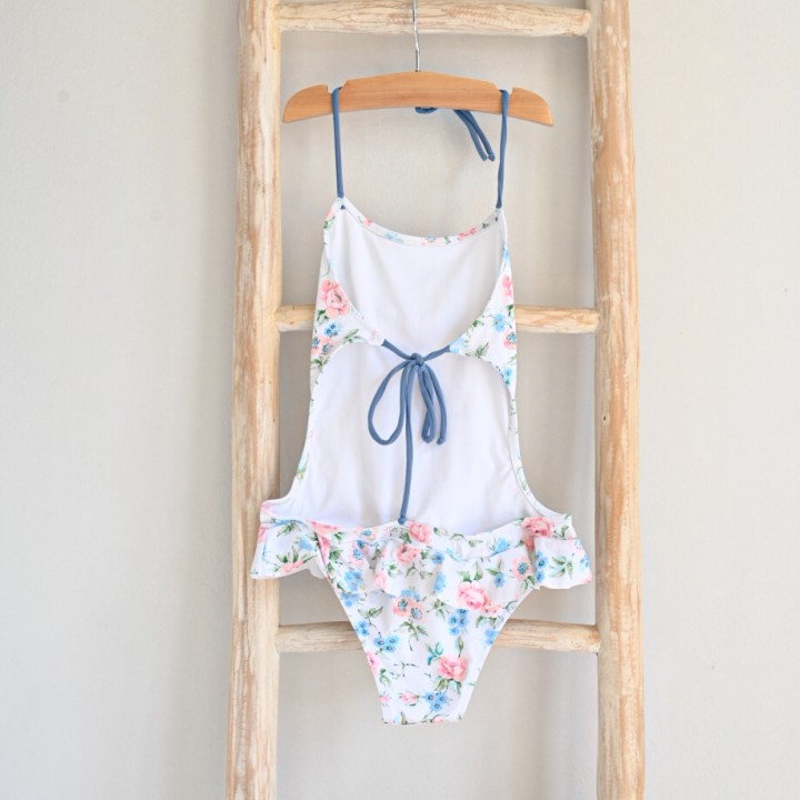 Floral Swimsuit with little skirt