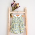 Floral Romper with Peter Pan Collar