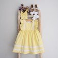 Lemon Dress with ruffles