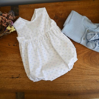 Plumeti Blue Romper 