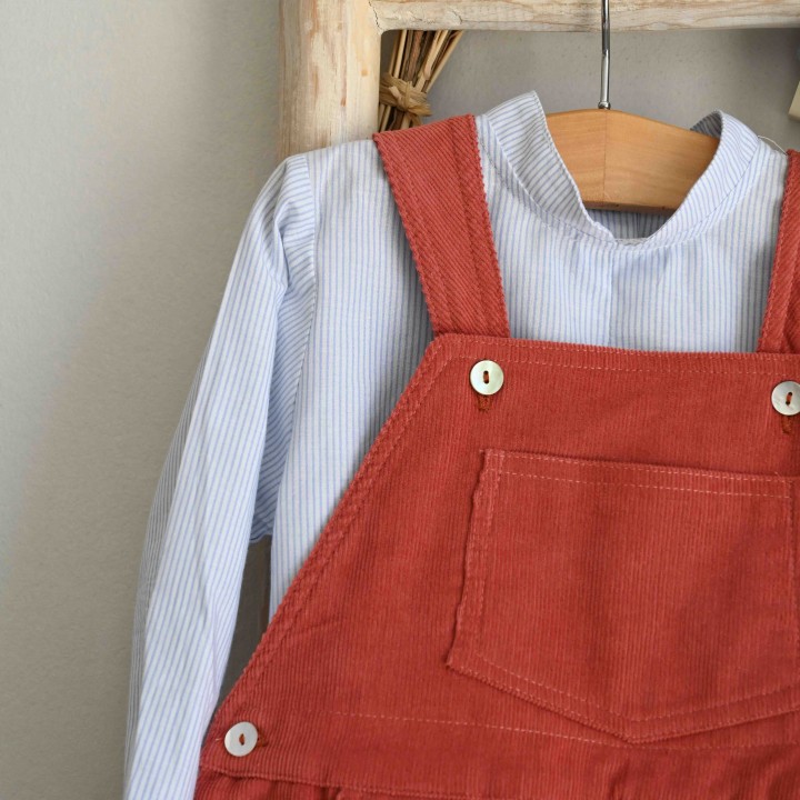 Corduroy shortalls