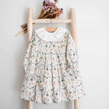 Pleated floral  Dress 