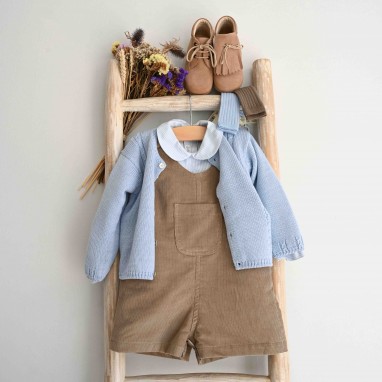 Caramel Corduroy shortalls