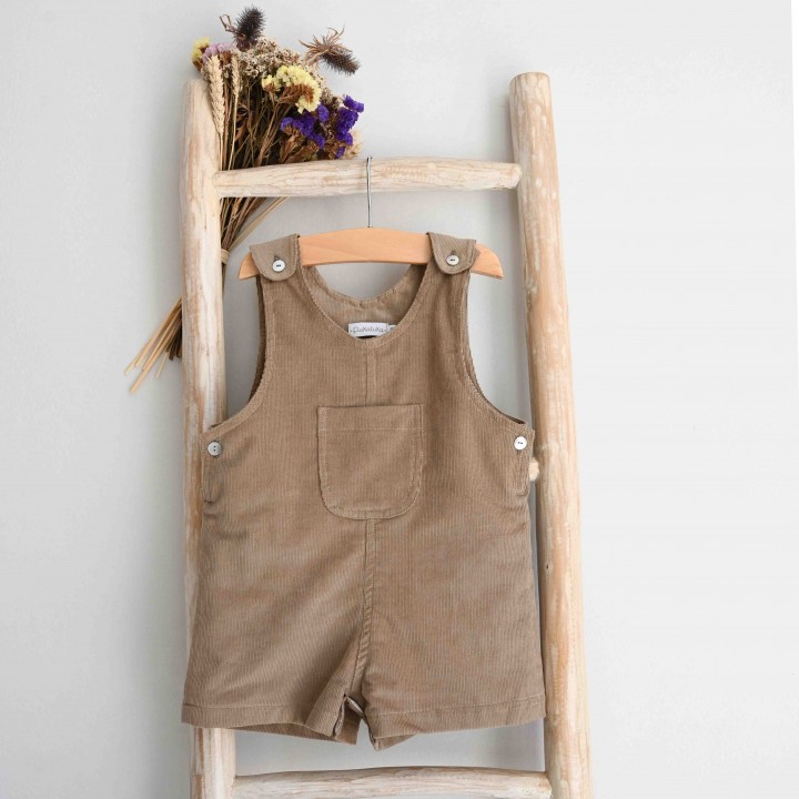 Caramel Corduroy shortalls